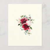 BUDGET SURPRISE PARTY 85th Birthday Pink Red Rose (Rückseite)