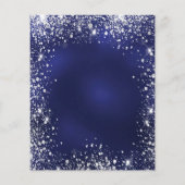 Budget Sweet 16 blauen silbernen Glitzer Kleid tia (Rückseite)