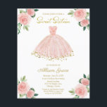 Budget Sweet 16 Einladung Gold Pink Blush Gown<br><div class="desc">Delikate, skurrile Kleidung, 16 . Geburtstag Geburtstagsfeier Einladungen. Einfach mit Ihren Daten personalisieren. Bitte kontaktieren Sie mich per Chat, wenn Sie Fragen zum Kunstwerk haben oder eine Anpassung benötigen. Karo der Auflistung für weitere Elemente. BITTE BEACHTEN SIE: Für Unterstützung bei Bestellungen, Versand, Produktinformationen usw. wenden Sie sich direkt an den...</div>