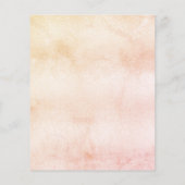 Budget Sweet 16 Pampas Gras Blush Einladung (Rückseite)