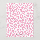 Budget Sweet 16 Rosa Leopard Birthday Einladungen (Rückseite)