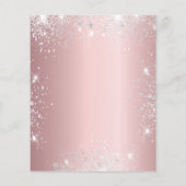 Budget Sweet 16 rot rosa Silberkleid Glitzer (Rückseite)