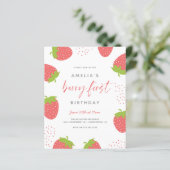 Budget Sweet Berry First Girl 1. Geburtstag Foto (Stehend Vorderseite)