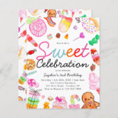 Budget Sweet Celebration Kids Candyland Geburtstag (Vorne/Hinten)