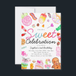Budget Sweet Celebration Kids Candyland Geburtstag Mitteilungskarte<br><div class="desc">Niedliche süße Feier Candy Land Kids Candyland Geburtstag Einladung</div>