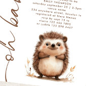 Budget Sweet Little Igel Oh Baby Dusche einladen