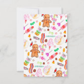 Budget SWEET ONE Candy Kids Candyland 1. Geburtsta Mitteilungskarte (Rückseite)