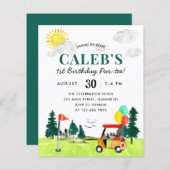 Budget Swing by Fore a Par-tee Kinder Golf Geburts (Vorne/Hinten)