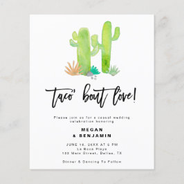 Budget Taco Bout Liebe Lässig Hochzeitseinladungen