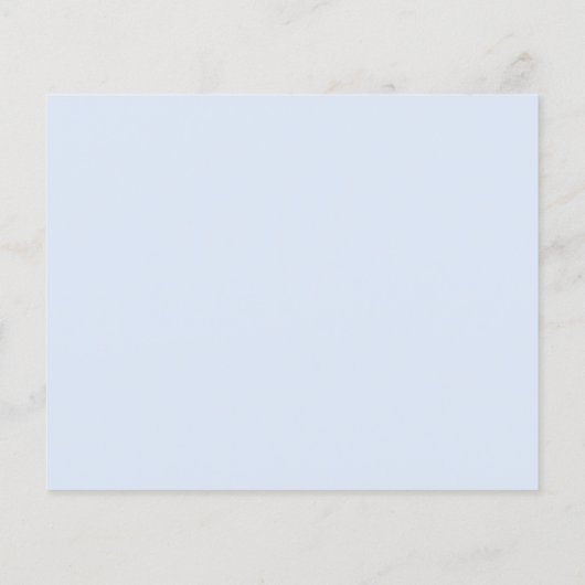 Budget Taufe Bogen Foto Blue Vielen Dank (Rückseite)