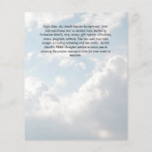 BUDGET Taufe Christening Bautizo Bautismo INVITE (Rückseite)