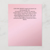 BUDGET Taufe Christening Bautizo Bautismo INVITE Flyer (Hinten)