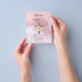 BUDGET Taufe Christening Bautizo Bautismo INVITE Flyer (Gruppe)