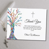 Budget Taufe Danke Karte