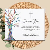 Budget Taufe Danke Karte