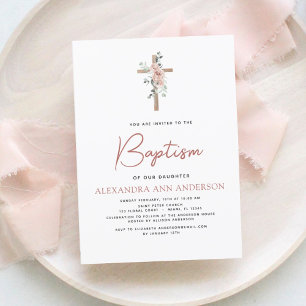 Budget Taufe Dusty Pink Rose Grüne Eukalyptus