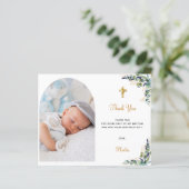 Budget Taufe Eukalyptus arch Foto vielen Dank (Stehend Vorderseite)