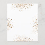 Budget Taufe Eukalyptusgrün Einladung zu Gold (Rückseite)