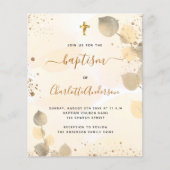 Budget Taufe Eukalyptusgrüne goldene erwachsene (Vorderseite)