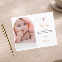 Budget Taufe Foto danke