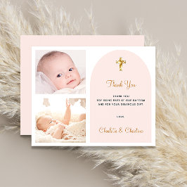 Budget Taufe Foto Zwillinge Mädchen danke