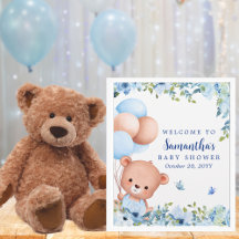 Budget Teddy Bear Balloon Baby Dusche Begrüßungsze