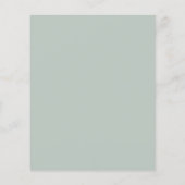 Budget Teddy Bear Greenery Kinderdusche Einladung (Rückseite)