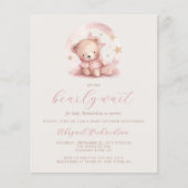 Budget Teddy Bear Pink Girl QR Code Kinderdusche (Vorderseite)