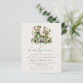 Budget Teddy Bears Green Ivy Twins Baby Dusche (Stehend Vorderseite)