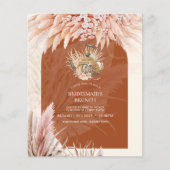 BUDGET Tee Party Brautparty Pampas Gras (Vorderseite)