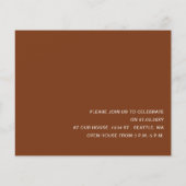 Budget Terracotta Arch Foto Abschluss Einladung (Rückseite)