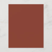 Budget Terracotta Fall Florenz Probe Abendessen (Rückseite)