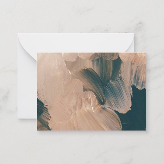 Budget Terracotta malerische Hochzeit R.S.V.P Antw Mitteilungskarte (Rückseite)