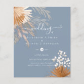 BUDGET Terracotta Pampas Grass Tropical Wedding (Vorderseite)