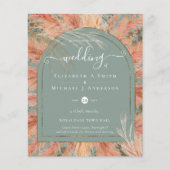 BUDGET Terracotta Pampas Grass Tropical Wedding (Vorderseite)