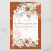 BUDGET Terracotta Pampas Grass Wedding (Rückseite)