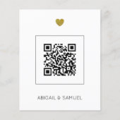 Budget Terracotta QR Code Alles in einer Hochzeit (Vorderseite)