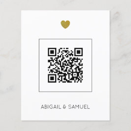 Budget Terracotta QR Code Alles in einer Hochzeit