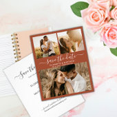 Budget Terracotta Script-Foto Save the Date