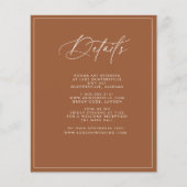 Budget TerracottaDetails Card Flyer (Vorne)