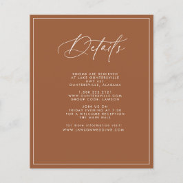 Budget TerracottaDetails Card Flyer