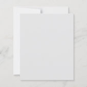 Budget Thank You Funeral Cross Memorial Card (Rückseite)