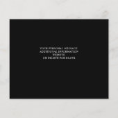 Budget Thin Blue Line Polizei Hochzeit speichern d (Rückseite)