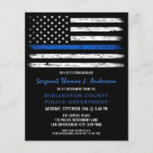 Budget Thin Blue Line Polizeidirektor Zurückstellu (Vorderseite)