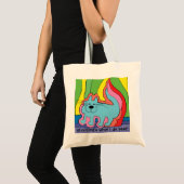 Budget Tote Bag "Cat-toon" Tragetasche (Vorderseite (Produkt))