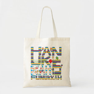 Budget Tote Tag "Hanukkah ist Funukkah!" Tragetasche