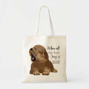 Budget Tote Tasche "Umarmen Sie einen Hund"
