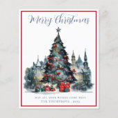 Budget Traditionelle Weihnachtskarte (Vorderseite)