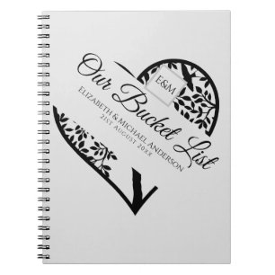 BUDGET Tree of Life Couples BUCKET LIST Sake Notizblock