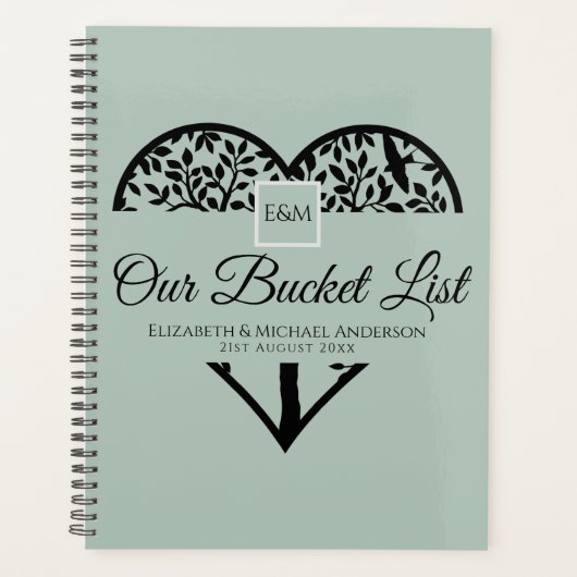 BUDGET Tree of Life Couples BUCKET LIST Sake Planer (Vorderseite)